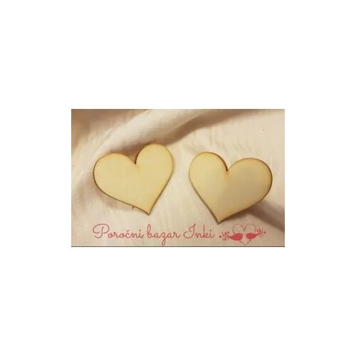  Leseni srčki- 75 kom LESSRC 09 Cene