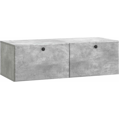 TV ormar za zid 98 x 41 x 30 cm Betonska siva Konstruirano drvo Cene
