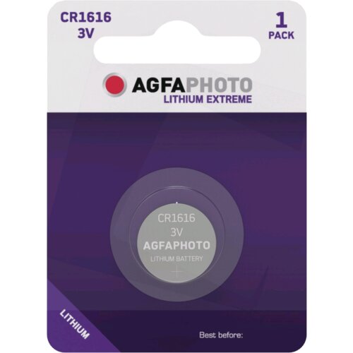 Agfa Baterija litijska, CR1616, 3V, dugmasta, blister 1 kom. – CR1616 B1 Cene