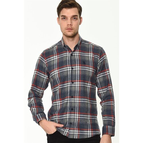 Dewberry G706 MEN&amp;#039;S SHIRT-NAVY BLUE Slike