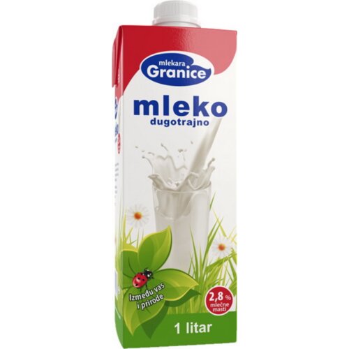 Mlekara Granice dugotrajno mleko 2,8%mm 1l Cene