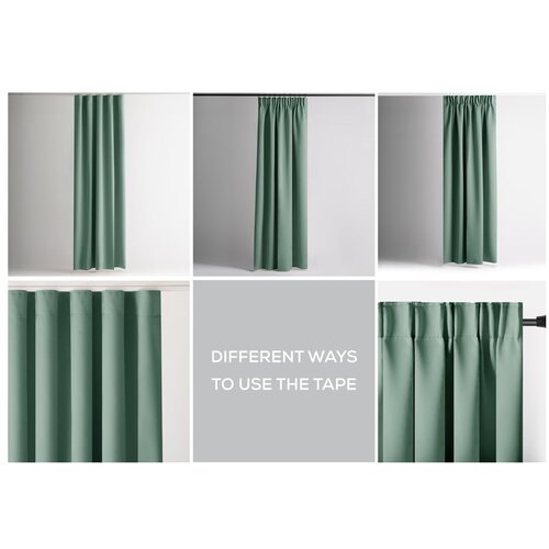 Restilo Svijetlo zelena zatamnjujuća/termo izolacijska zavjesa 140x245 cm Pleat &amp;ndash; Slike