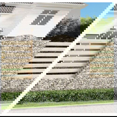 vidaXL obokana gabion košara 12 kos 200x50x200/220 cm pocinkano železo Cene