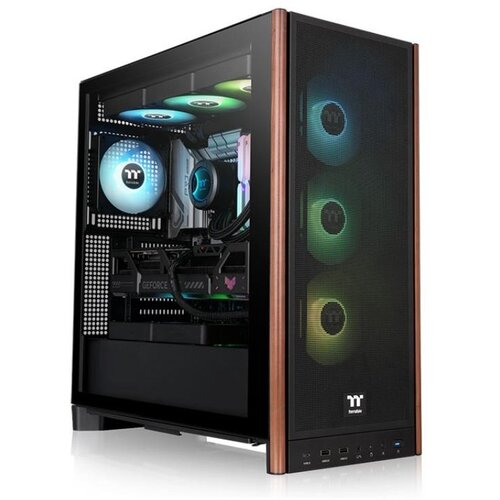 Thermaltake S370 WS, Mid Towertempered glass, wood accents4x120mm PWM fans, GPU: 410mm Slike