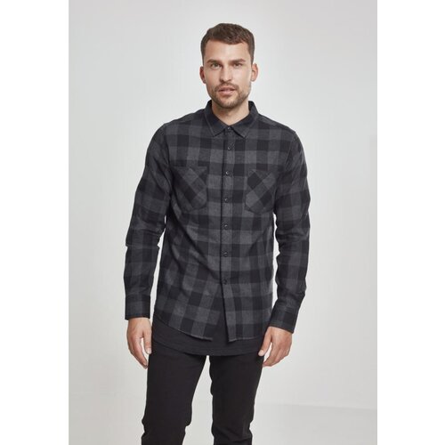 Urban Classics Checked Flanell Shirt blk/cha Slike
