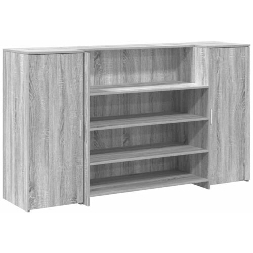 Maison Chic sprejemna miza - računalniška miza - pisarniška miza siva sonoma 180x50x103,5 cm inženirski les, (21785434) Cene