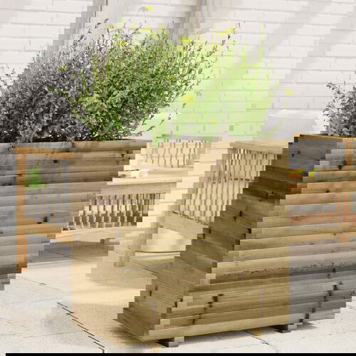 VidaXL Vrtna sadilica 70x40x72 cm od impregnirane borovine Slike