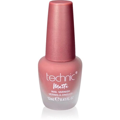 Technic_Cosmetics Matte Nail Varnish dugotrajni lak za nokte s mat efektom nijansa Starkers 12 ml Slike