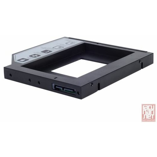 Silverstone Treasure TS09, Interchangeable 12,7mm notebook optical drive slot to 2.5 SATA SSD or HDD Slike