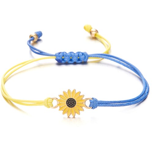 INF Macram&amp;eacute; zapestnica v ukrajinskih barvah MultiColor, (21247812) Slike