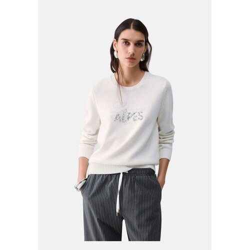 Liu Jo Puloverji TF6160-MA22S Bela Slike