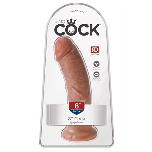 Pipedream Dildo King Cock 8&amp;quot; Tan Slike