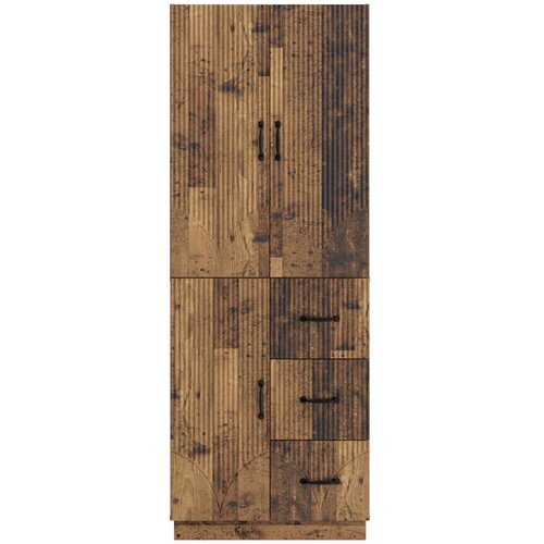  Set ormara 2 kom. Staro drvo Konstruirano drvo Smeđa 66 x 34,5 x 87 cm Slike
