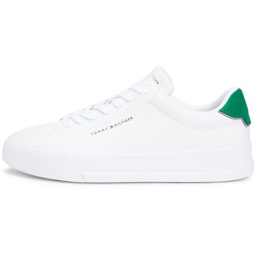 Tommy Hilfiger Niske tenisice 'Court Ess' zelena / bijela Cijene