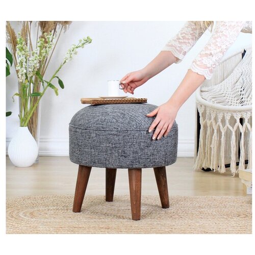 Atelier Del Sofa Tabure 43x45cm, Sivo Cene
