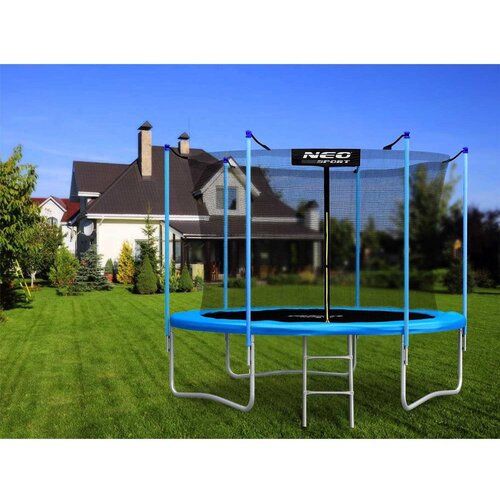  Vrtni trampolin 10ft/312cm s unutarnjom mrežom i neo-sport ljestvama Slike