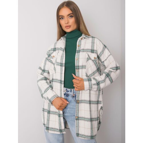RUE PARIS Shirt-TO-KS-0810-3.32-white-green Cene