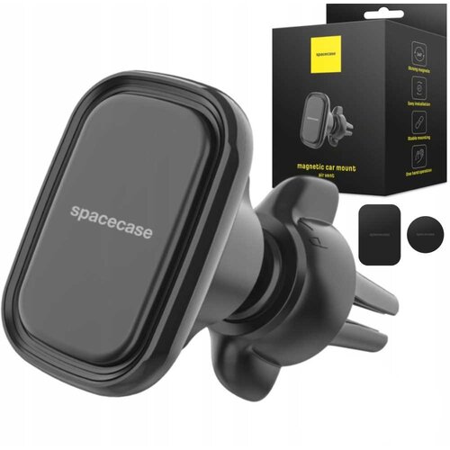 Spacecase MAGNETNO AVTODRŽALO ZA VENTIL ZA TELEFONE ČRNO SC08, (22007695) Slike