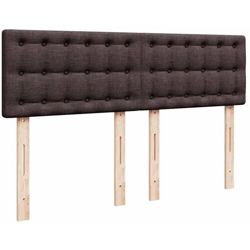  Boxspring - Krevet s oprugama i madracem tamnosmeđi 160x200 cm tkanina - Tamno smeđa 160 x 200 cm gumbi Slike