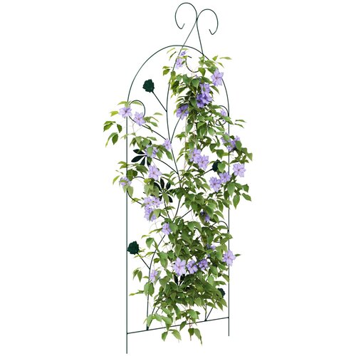  Vrtna Ograda 3 pcs Zelena 112 x 39,5 cm Čelik Slike