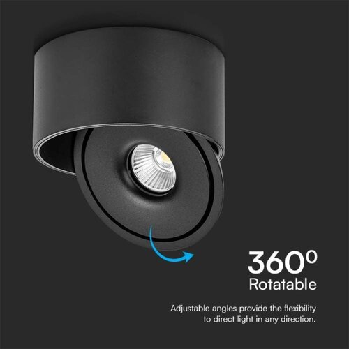  LED spot svetiljka LED/28W/230V 3000/4000/6400K crna Slike