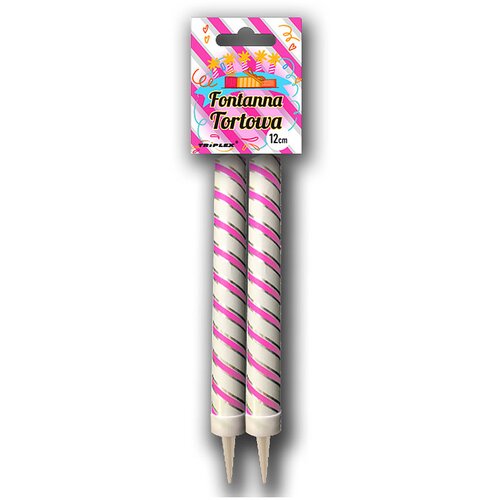  Fontane za tortu roza 12cm Slike