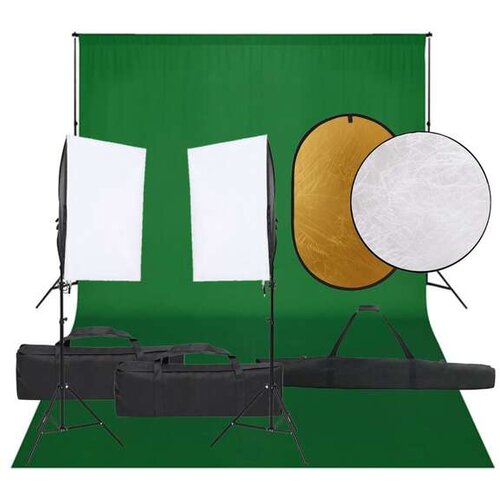  Komplet za foto studio z lučmi, ozadjem in odbojnikom Cene