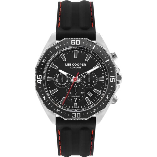 Lee Cooper Muški ručni sat, Kvarcni mehanizam, 45mm, Crno kućište, Crni, LC07848.351 Cene