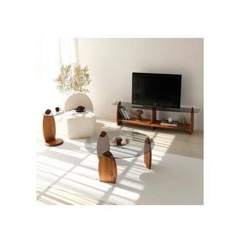 Hanah home Pomoćni stolić Surf, 35x53x35 cm, Boja kestena Slike