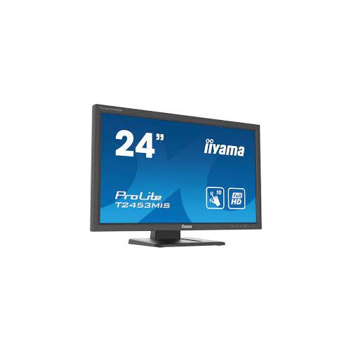  MONITOR ProLite T2453MIS-B1, IIYAMA 24″ Infrared 10P Touch, 1920×1080, VA-panel, 250cd/m2, Speakers, VGA, HDMI, DisplayPort, USB-HUB 2x 2.0, 10P touch with supported OS Cijene