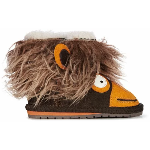 EMU Australia Dječje cipele za snijeg od brušene kože Orangutan Walker boja: smeđa