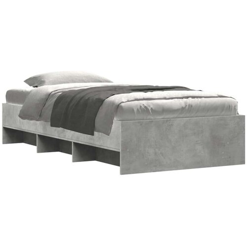 VidaXL Okvir kreveta boja betona 90x200 cm od konstruiranog drva Slike