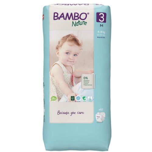 Bambo nature pelene - eco-friendly 3 (4-8 kg) 52 komada Cene