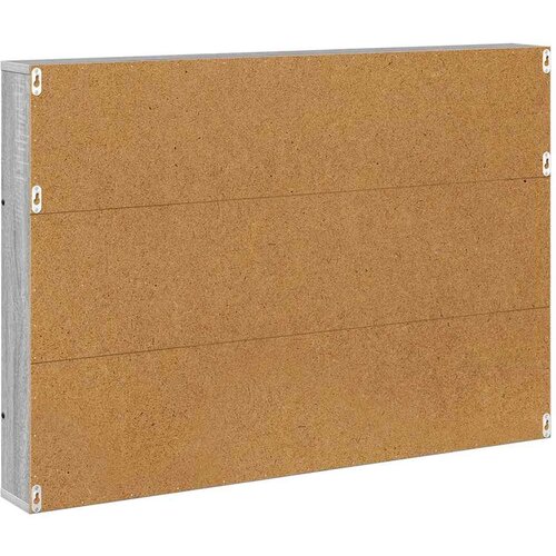  Polica za časopise s policom Zidne Siva Sonoma 100 x 12 x 70 cm Slike