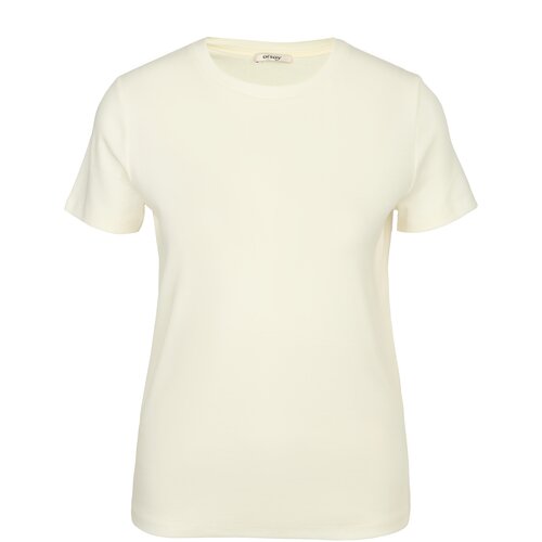Orsay Cream women&amp;#039;s short-sleeved T-shirt - Women&amp;#039;s Slike