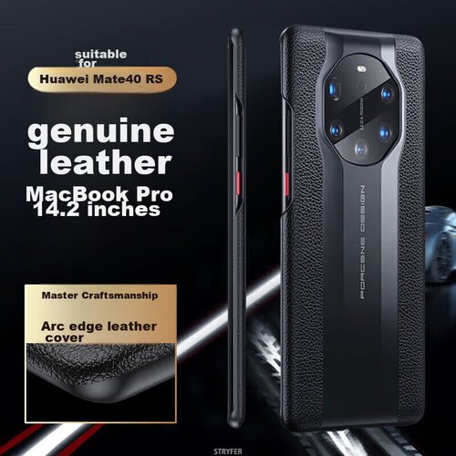  Sidefu Maska za mobilni telefon Huawei Mate 40 RS Porsche Design / Huawei Mate 40 RS Porsche, Crna Slike