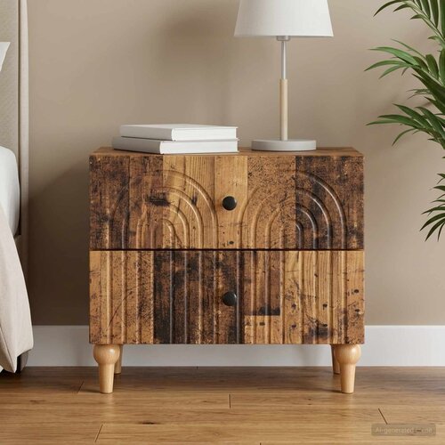  Noćni ormar Staro drvo 62 x 34,5 x 48 cm Konstruirano drvo Cijene