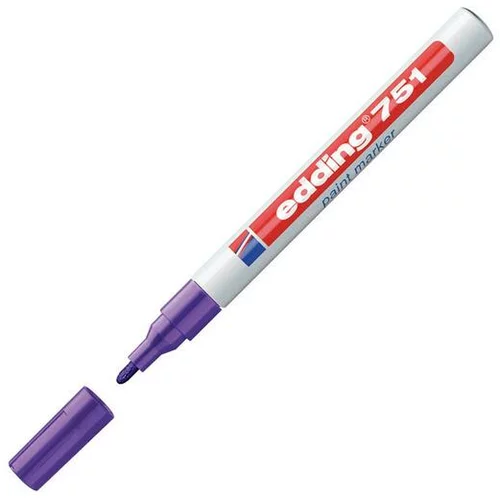 Edding marker z lakom EDE751008 E-751, 1-2 mm, vijoličen 10 KOS