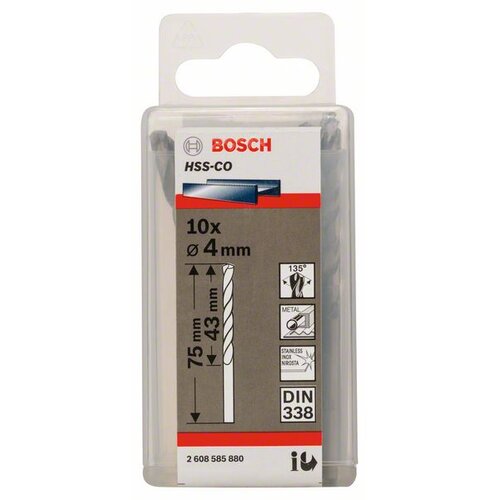 Bosch 2608585880 Burgije za metal HSS-Co, DIN338 Cene