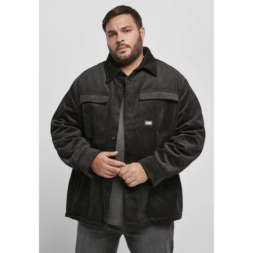 Urban Classics Plus Size Corduroy jacket black