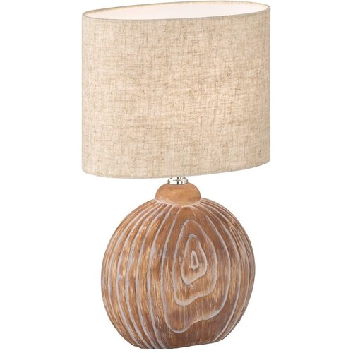 Honsel Moderne tafellamp hout 39 cm incl. LED - Djo Cene