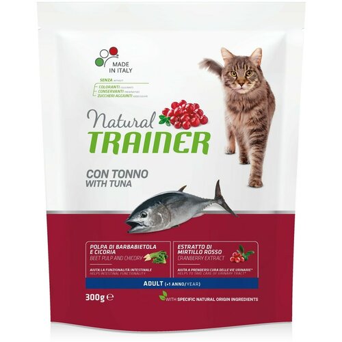 Trainer natural hrana za mačke adult tunjevina 300gr Slike