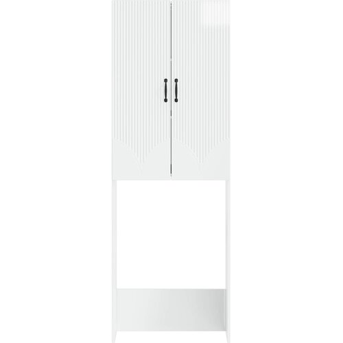  Kabinetska WC HOORN Bijela visokog sjaja 66 x 25,5 x 190 cm Slike