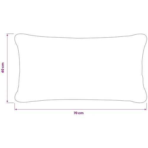  Presvlaka za jastuk 6 kom. HEERLEN Tamnozelena 40 x 70 cm - Tamnozelena 40 x 70 cm 6 Slike