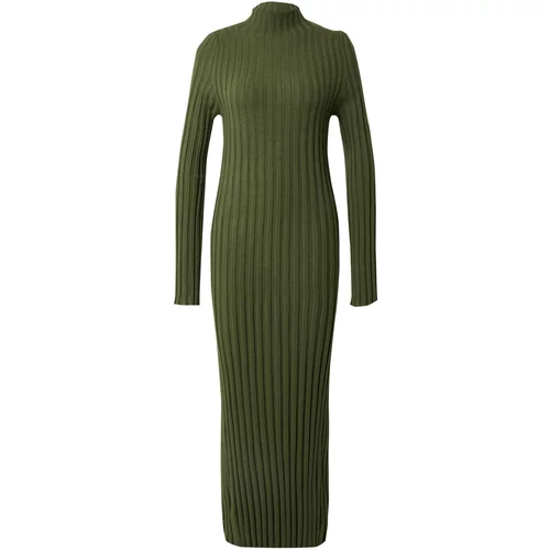 Top Shop Pletena haljina kraljevski zelena