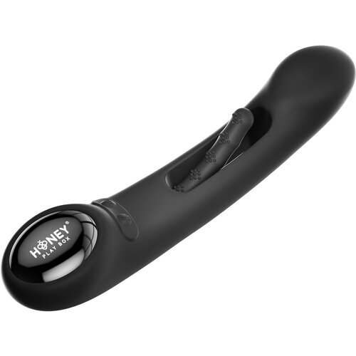 HoneyPlayBox Tempo Pressure Sensing App-Controlled Kinky Finger Tapping G-spot Vibrator Black Slike