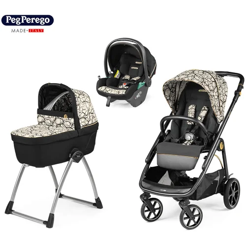  peg perego® otroški voziček 3v1 veloce™ lounge graphic gold