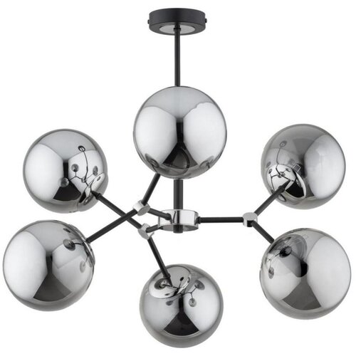  Luster na šipci FOTON 6xE14/40W/230V crna/siva Cene