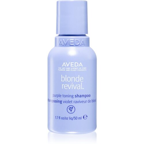 Aveda Blonde Revival™ Purple Toning Shampoo ljubičasti šampon za toniranje za posvijetljenu ili kosu s pramenovima 50 ml Cijene