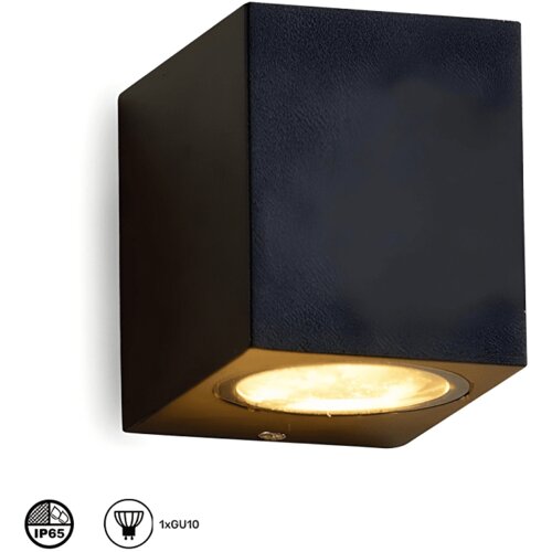 Bb Link spoljna zidna lampa 1XGU10 W10411 crna Slike